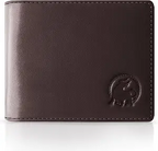 Boorakleather Full-Grain Leather Wallet for Men – Slim Bifold RFID Blocking Wallet, Dark Brown